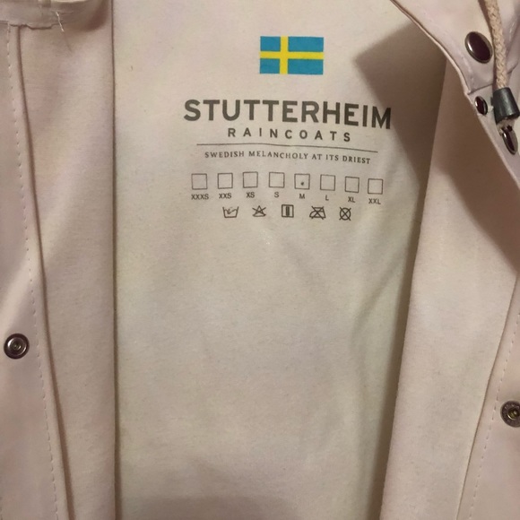 Stutterheim raincoat Mosebacke Cream - Picture 3 of 8